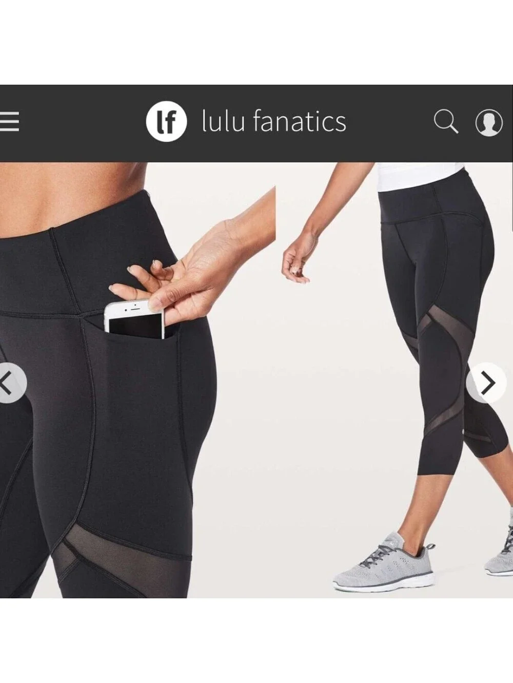 Lululemon On Pace Crop 21